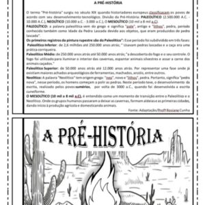 Atividade Pré-História