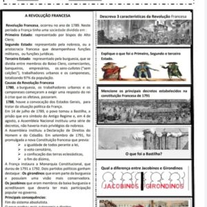 Atividade Interativa – Revolução Francesa  (BNCC EF08HI04)