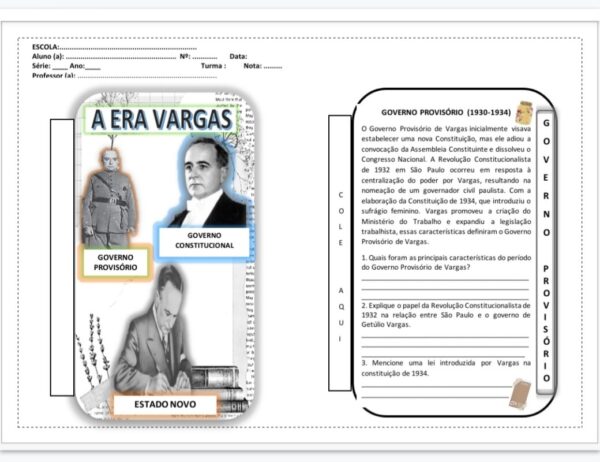 Flipbook – A Era Vargas (com base na BNCC)