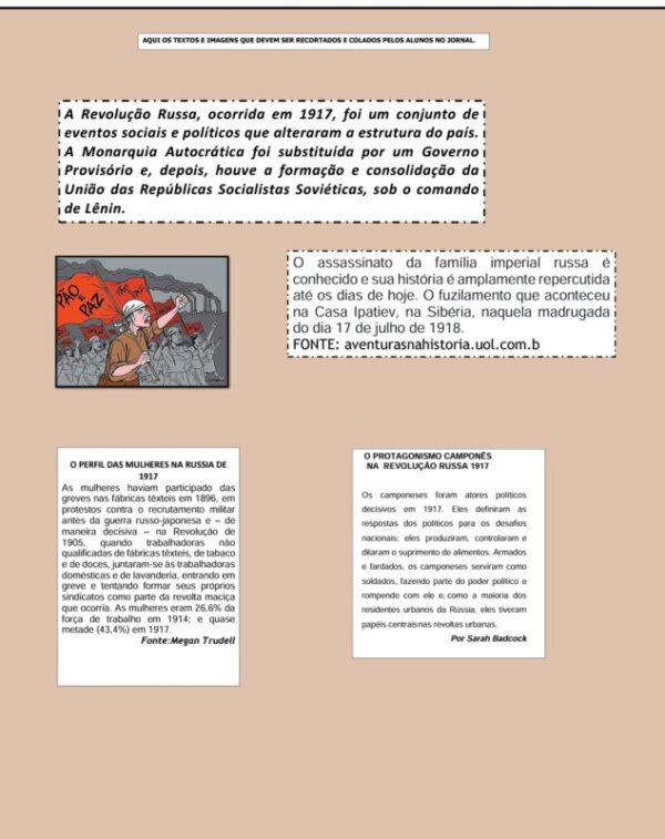 Jornal História em Foco – Revolução Russa - Imagem 3