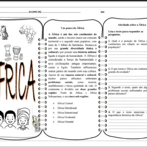 Atividade – África: História,