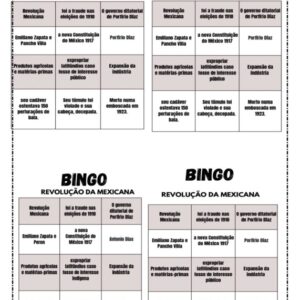 Bingo – Revolução Mexicana