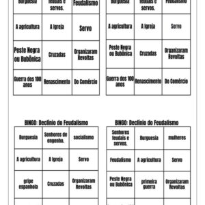 Bingo – Declínio do Feudalismo